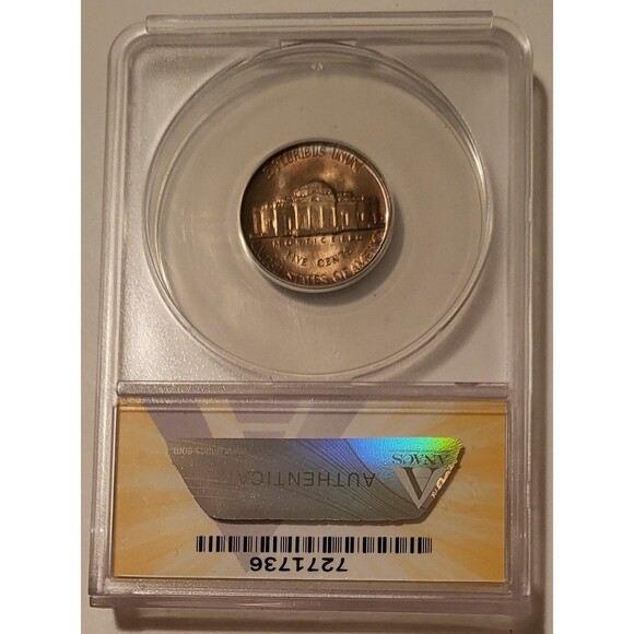 1941 D Jefferson Nickel MS65 5.5 Steps ANACS Toned - Picture 2 of 4